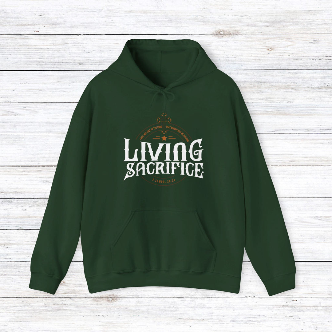 Living Sacrifice Hoodie Hoodie Forest Green S 