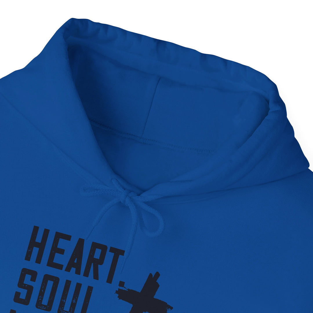 Heart Soul Mind Strength Cross Hoodie Hoodie   