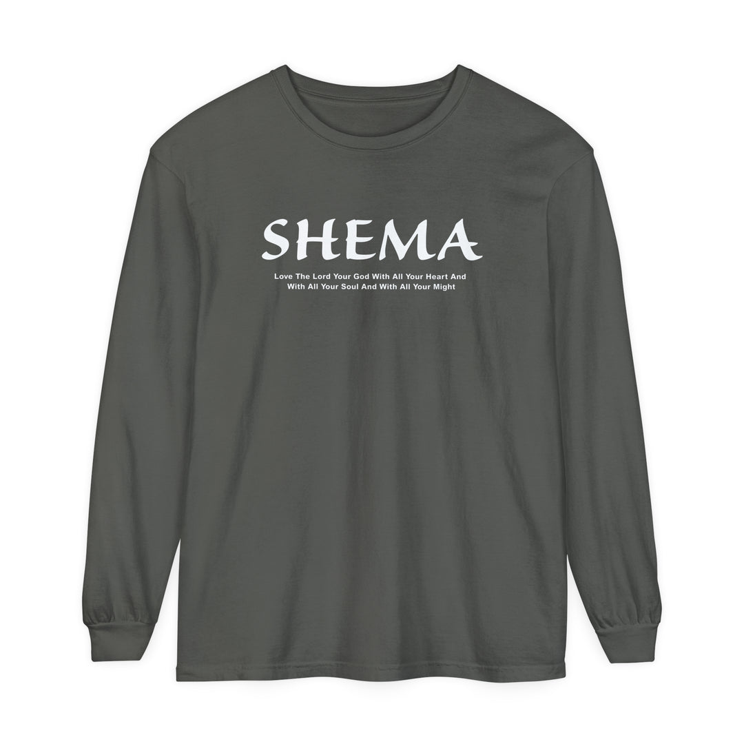 Shema Love The Lord Long Sleeve Shirt Long-sleeve Pepper S 