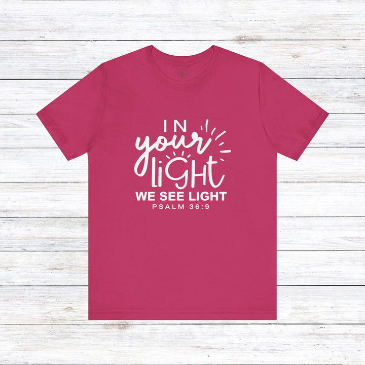 In Your Light Unisex T-Shirt T-Shirt Berry S 