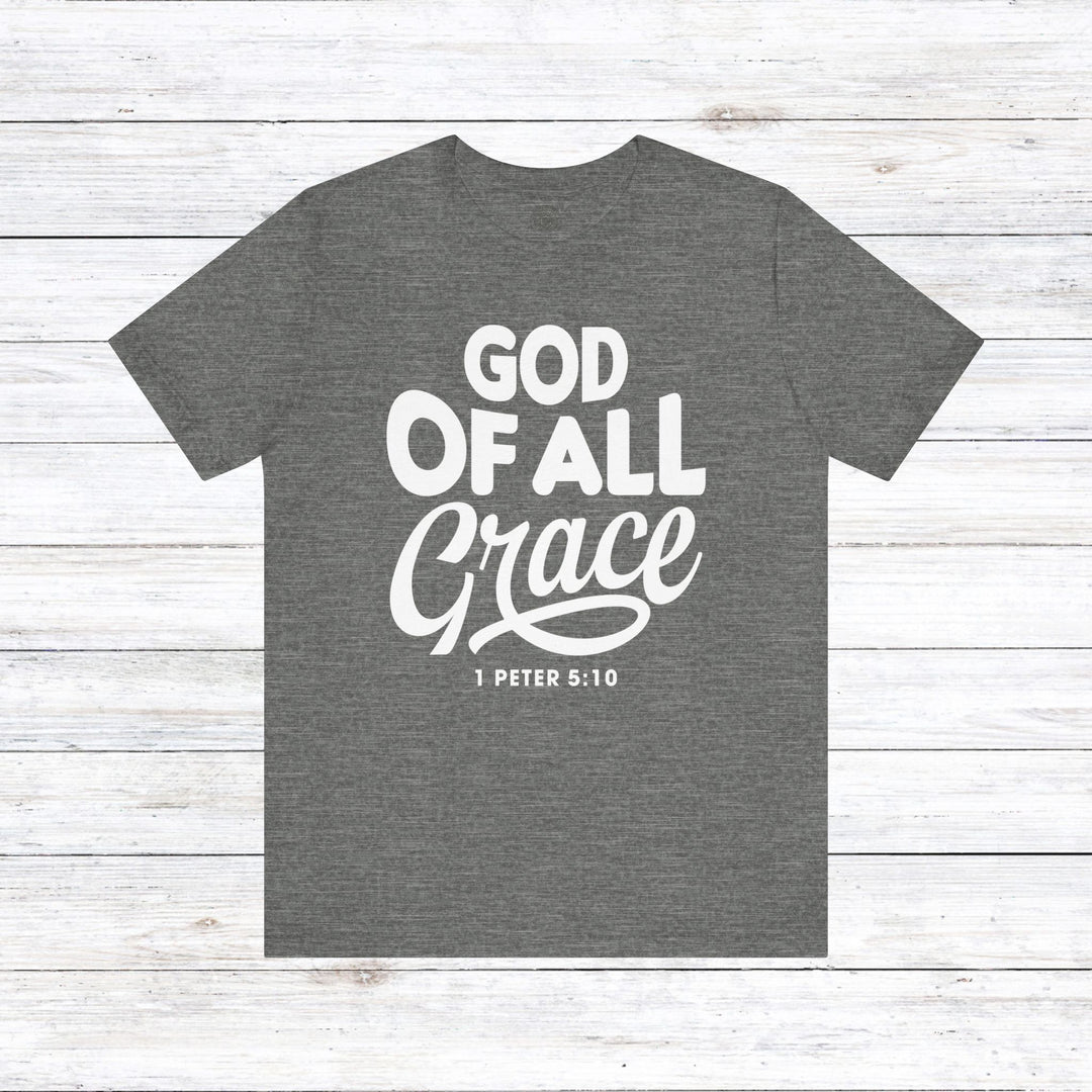 God of All Grace Unisex T-Shirt T-Shirt Deep Heather S 