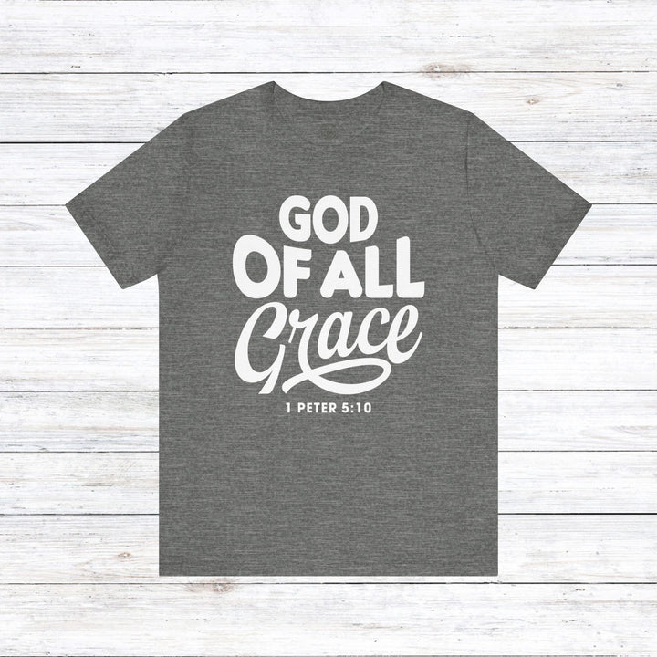 God of All Grace Unisex T-Shirt T-Shirt Deep Heather S 