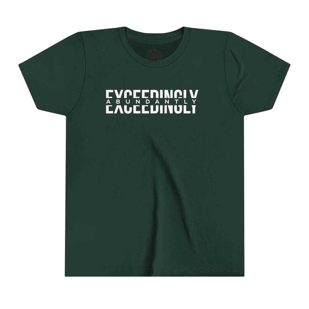 Exceedingly Abundantly Youth T-shirt Kids clothes Forest S 