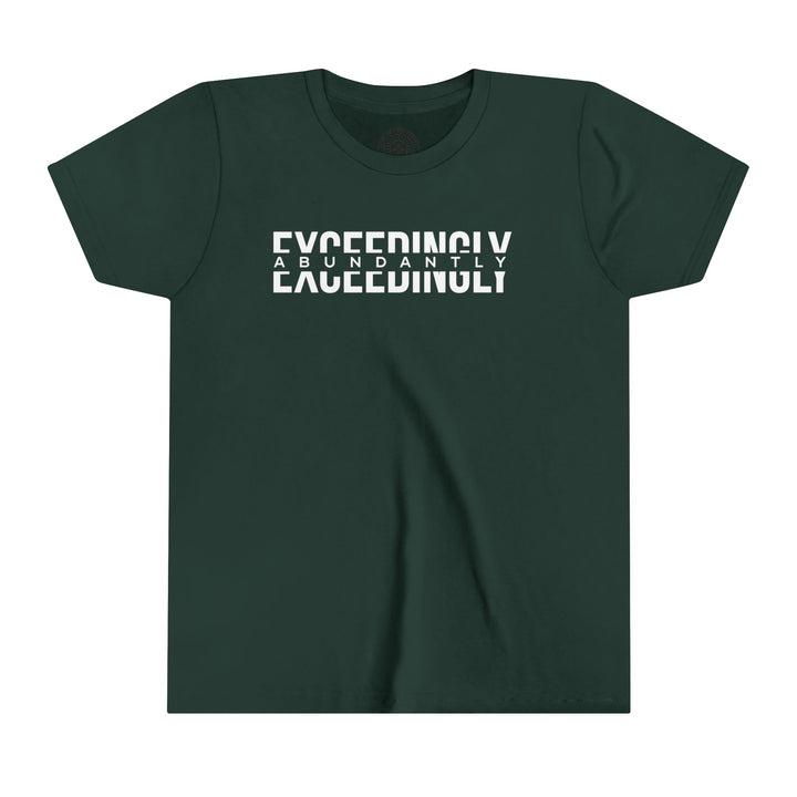 Exceedingly Abundantly Youth T-shirt Kids clothes Forest S 