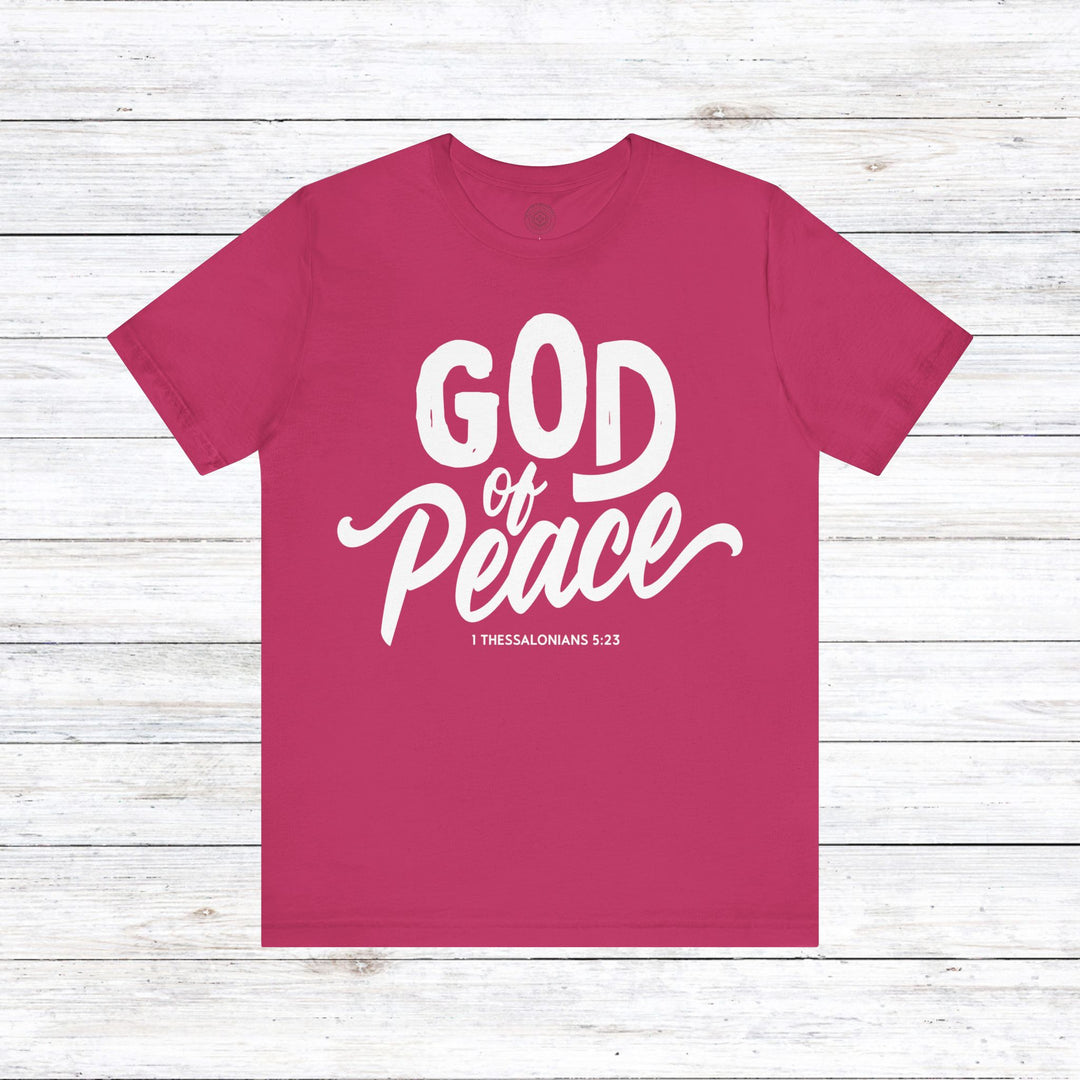 God of Peace Unisex T-Shirt T-Shirt Berry S 