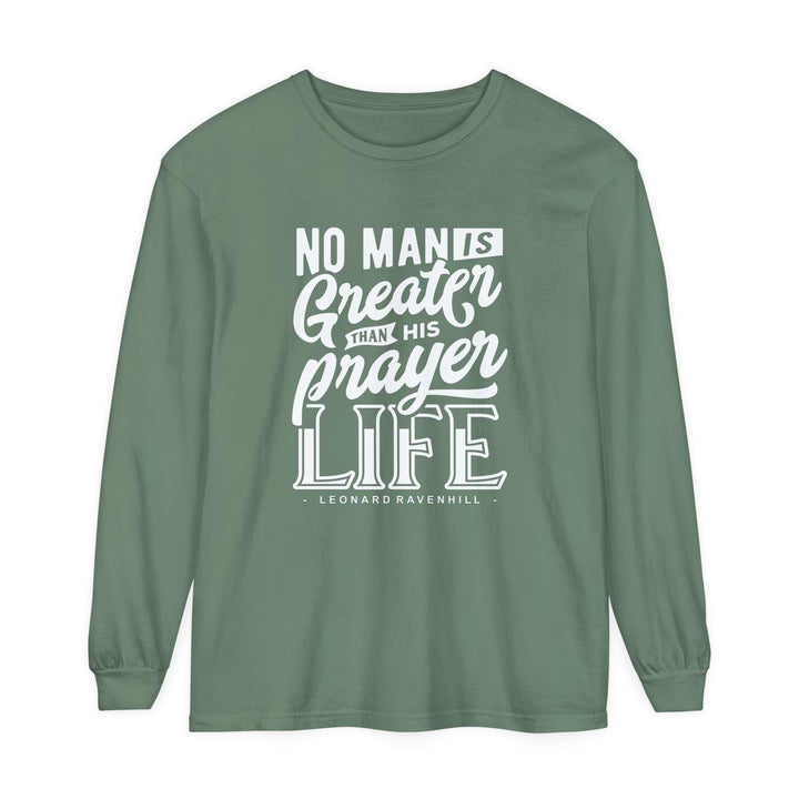 Prayer Life Long Sleeve Shirt Long-sleeve Light Green S 