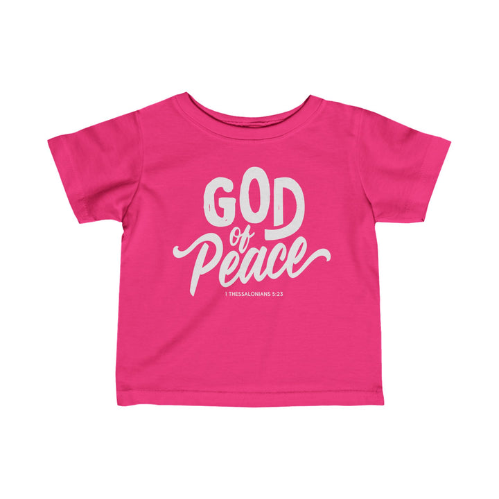 God of Peace Baby Tee Kids clothes Hot Pink 6M 