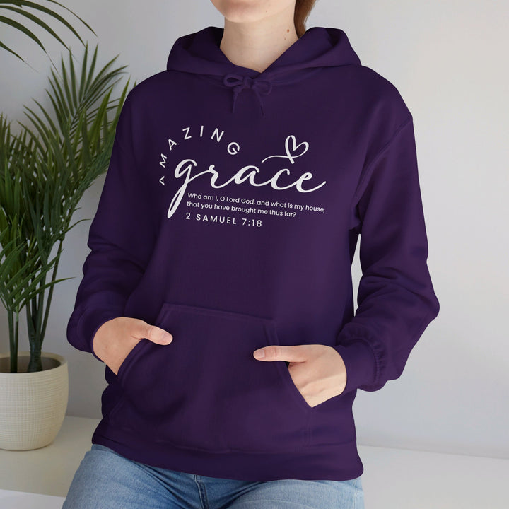 Amazing Grace Heart Hoodie Hoodie   