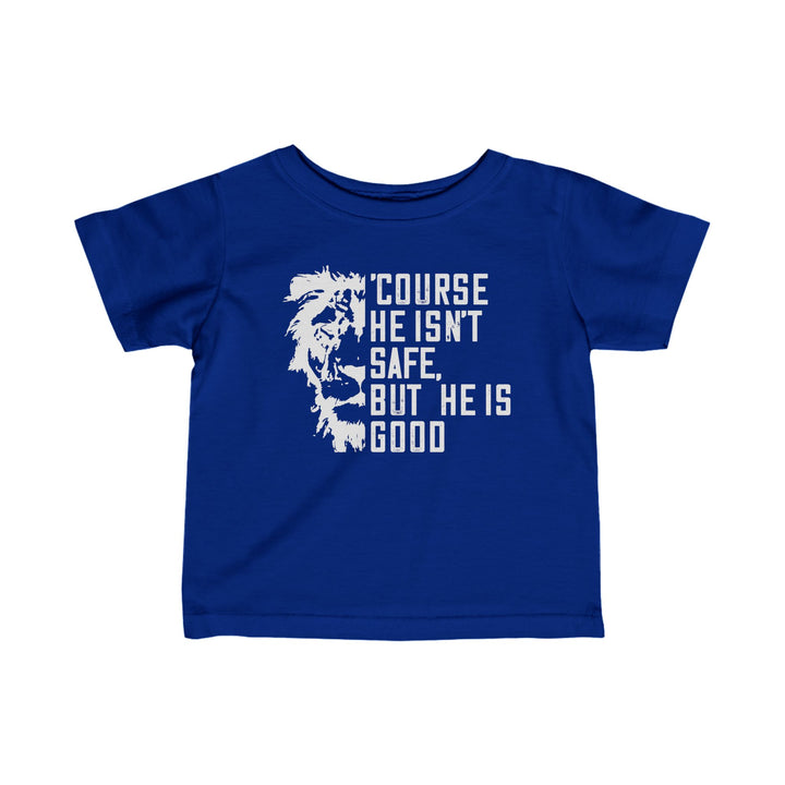 'Course He Isn't Safe Baby Tee Kids clothes Royal 6M 