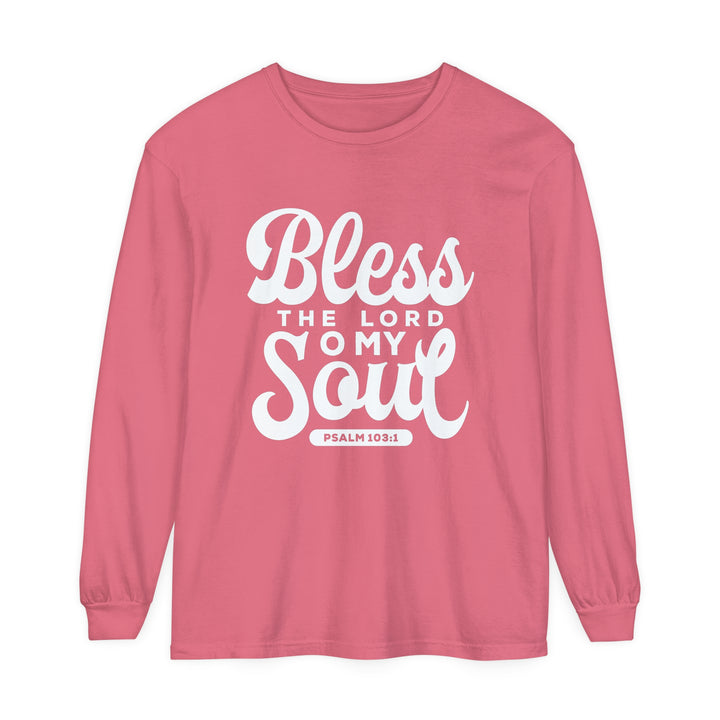 Bless The Lord Long Sleeve Shirt Long-sleeve Watermelon S 