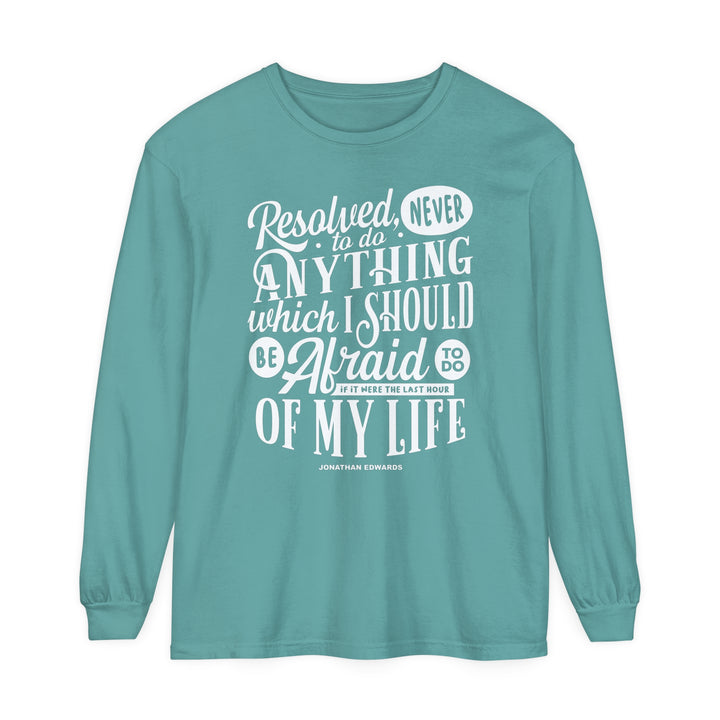 Last Hour Long Sleeve Shirt Long-sleeve Seafoam S 