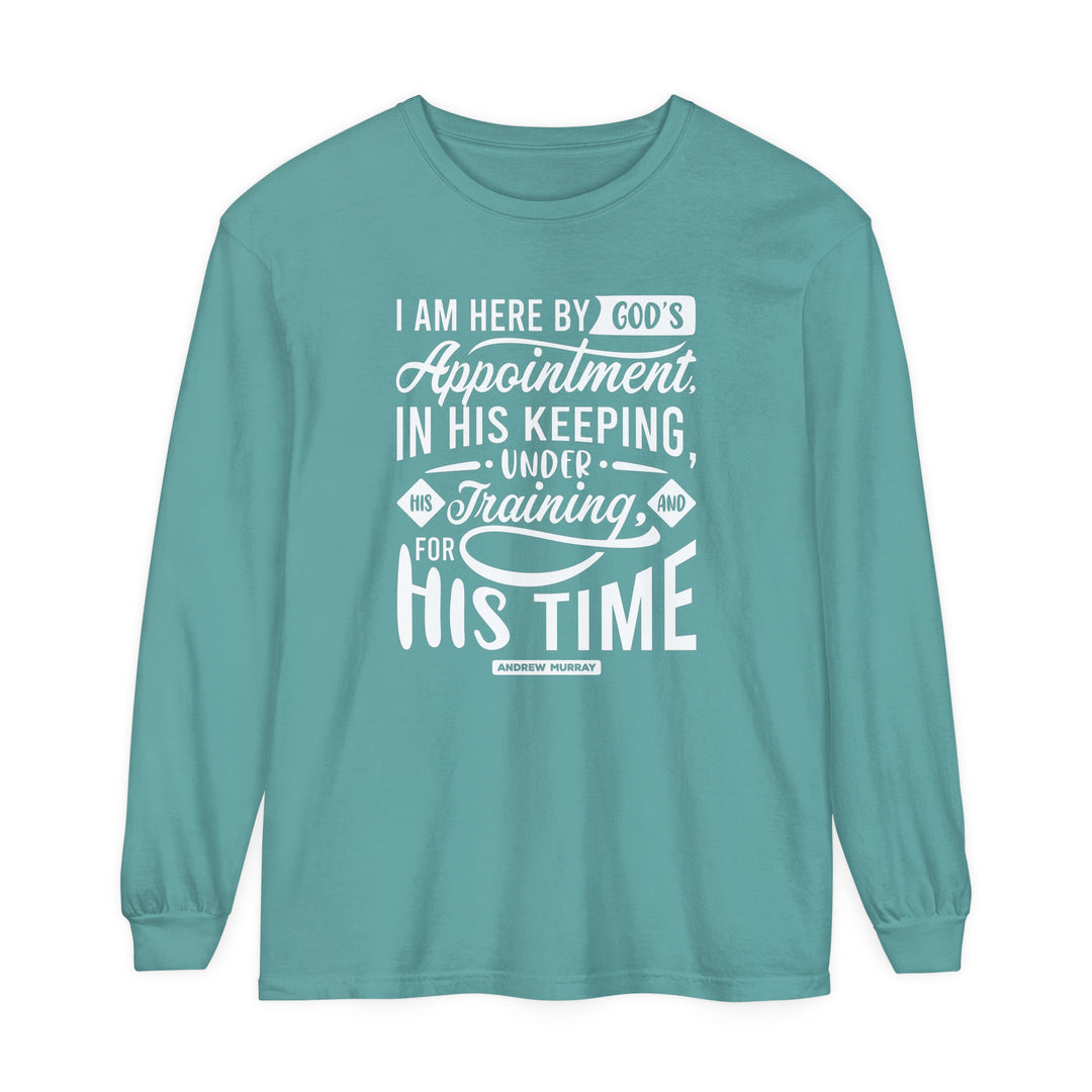 His Time Long Sleeve Shirt Long-sleeve Seafoam S 