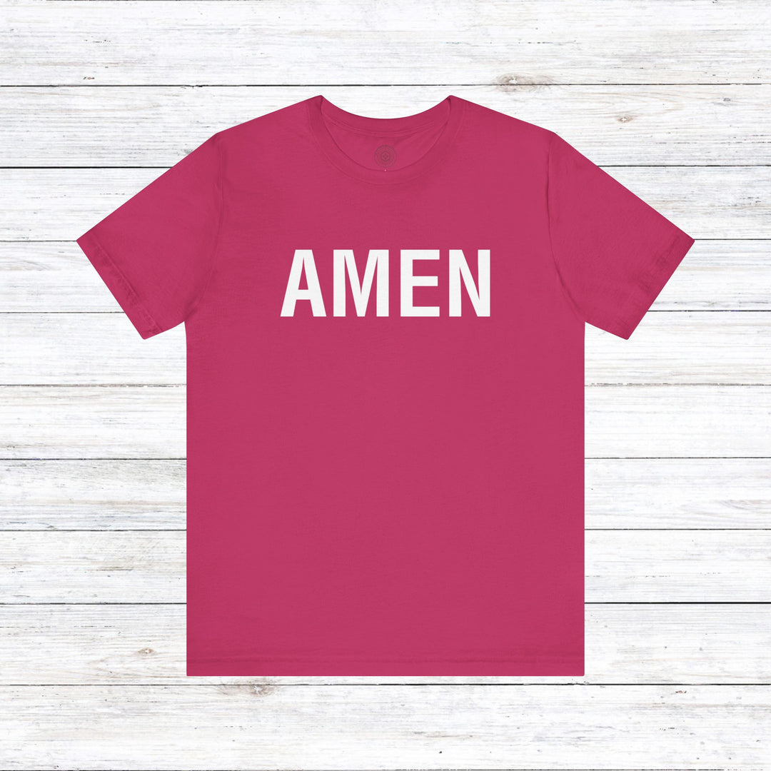 Amen Unisex T-Shirt T-Shirt Berry S 