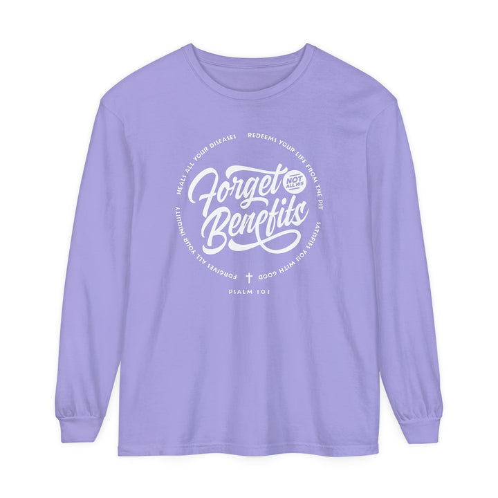 Fulfill His Purpose Long Sleeve Shirt Long-sleeve Violet S 