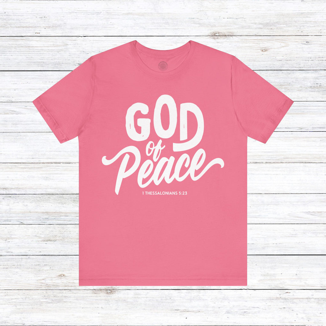 God of Peace Unisex T-Shirt T-Shirt Charity Pink S 