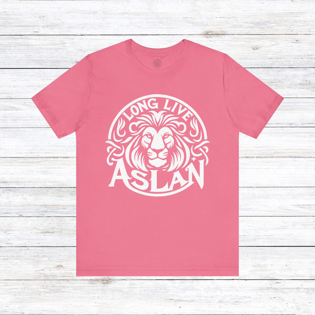 Long Live Aslan Unisex T-Shirt T-Shirt Charity Pink S 