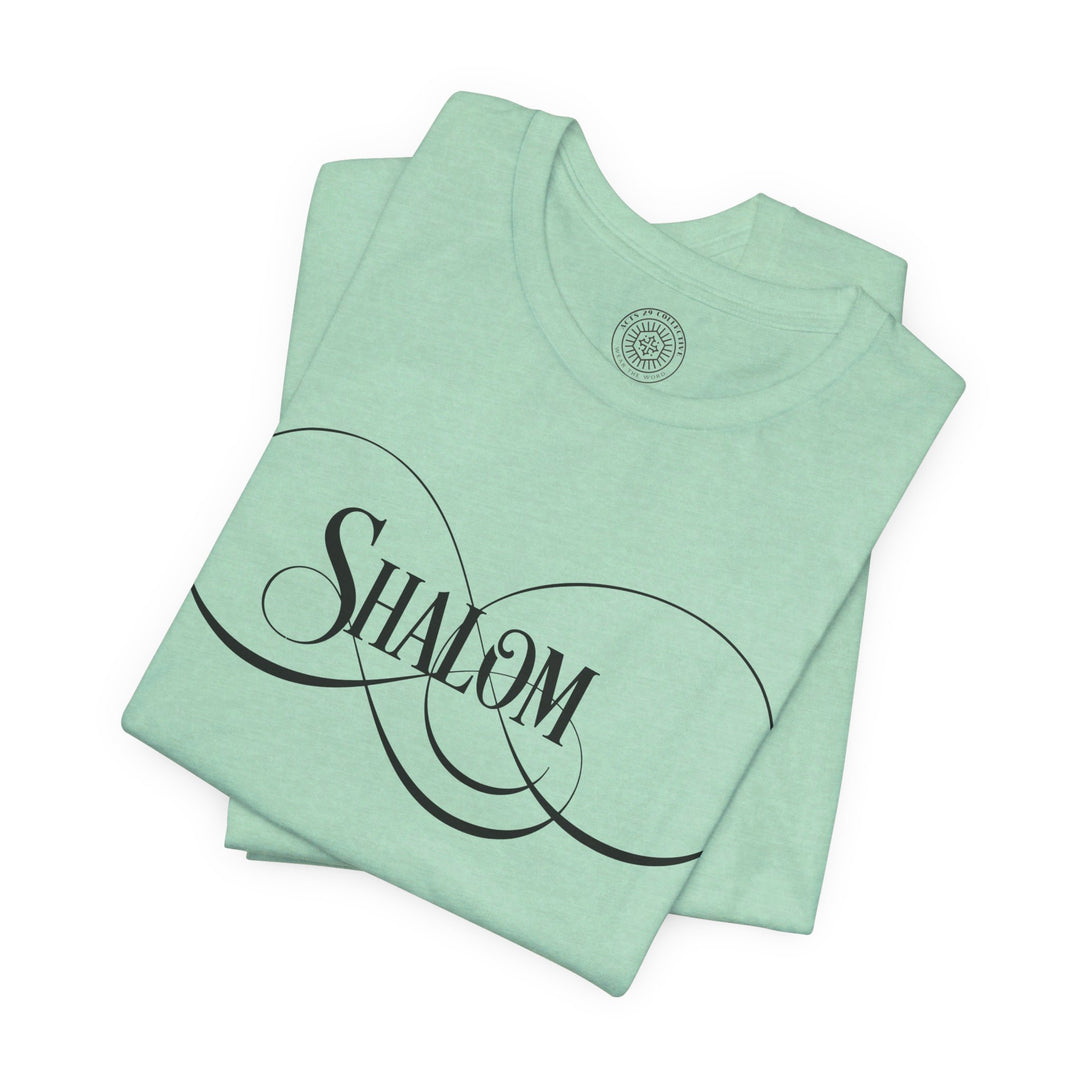 Shalom Script Unisex T-Shirt T-Shirt   