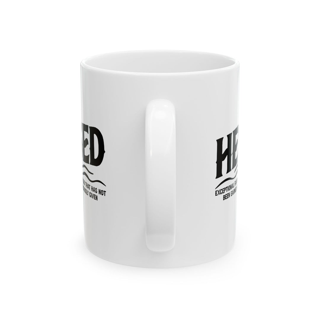 Christian Coffee Mug Hesed Exceptional Favor Ceramic Mug   