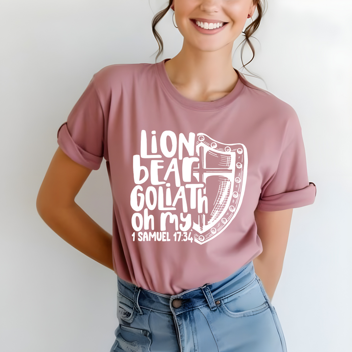 Lion Bear Goliath Oh My Unisex T-Shirt T-Shirt   