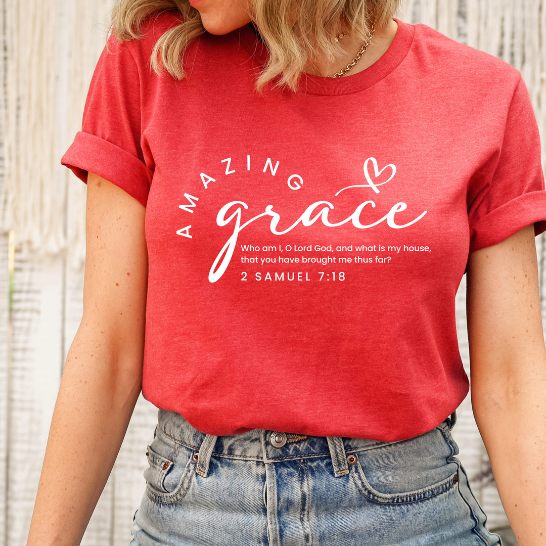 Amazing Grace Heart Unisex T-Shirt T-Shirt   