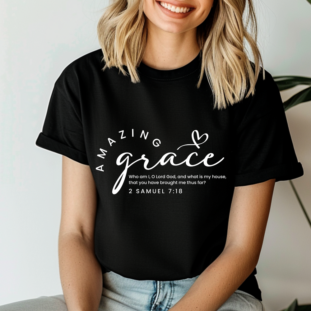 Amazing Grace Heart Unisex T-Shirt T-Shirt   