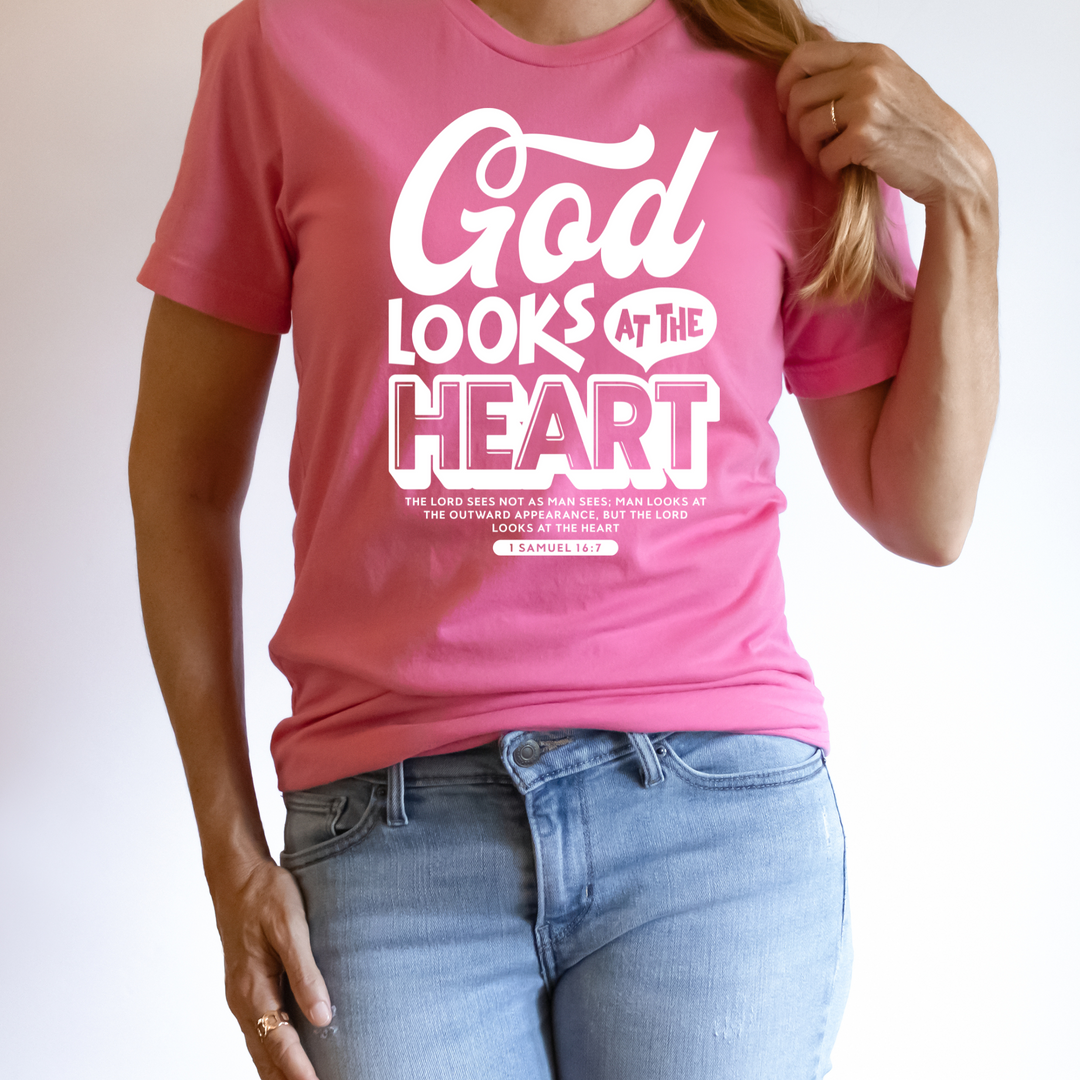 God Looks At The Heart Unisex T-Shirt T-Shirt   