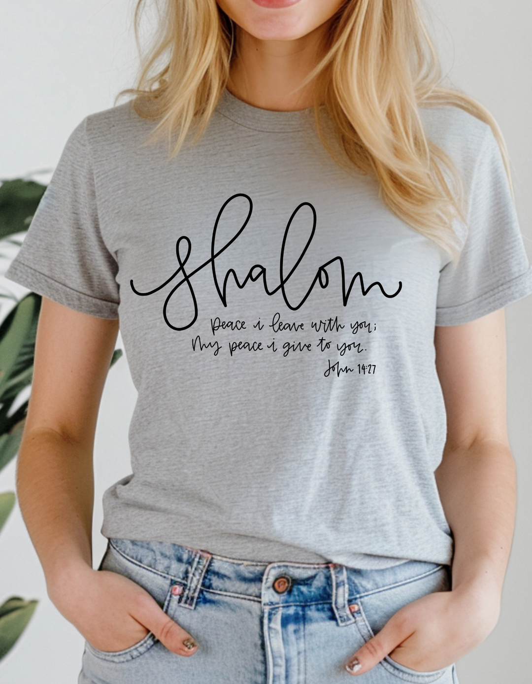 Shalom Peace Unisex T-Shirt T-Shirt   