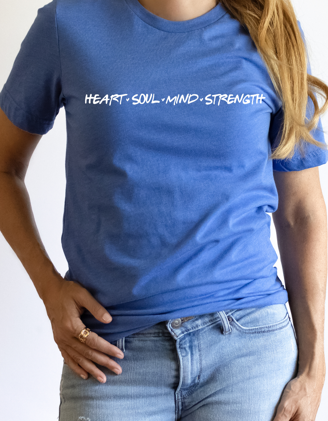 Heart Soul Mind Strength Print Unisex T-Shirt T-Shirt   