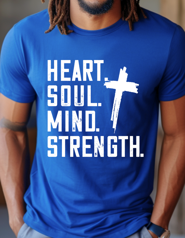 Shema Heart Soul Mind Strength Unisex T-Shirt T-Shirt   