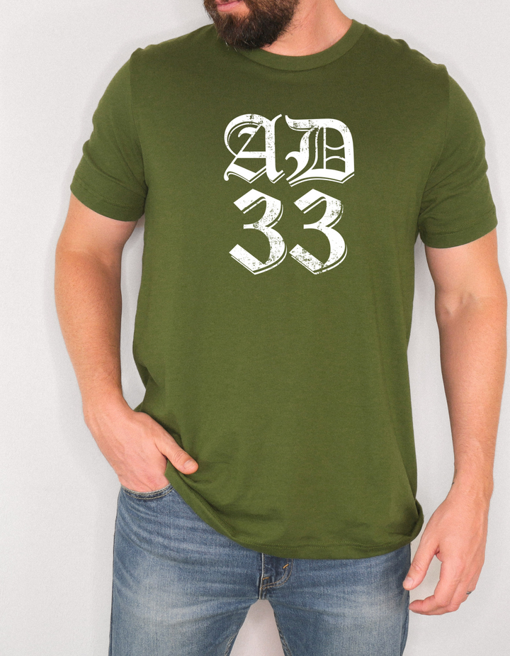 AD 33 Old English Unisex T-Shirt T-Shirt   