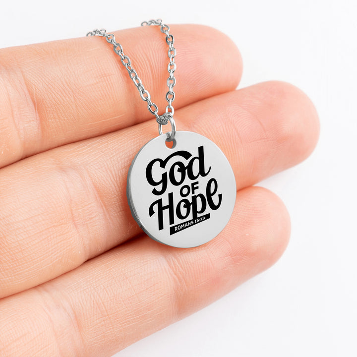 Christian Necklace God of Hope Pendant Pendant Necklaces