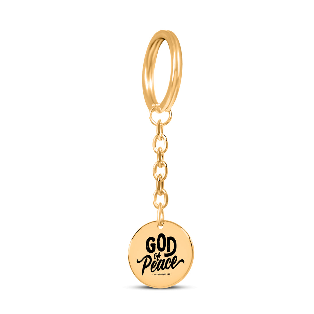 Christian Keychain God of Peace Pendant Pendant Keychains