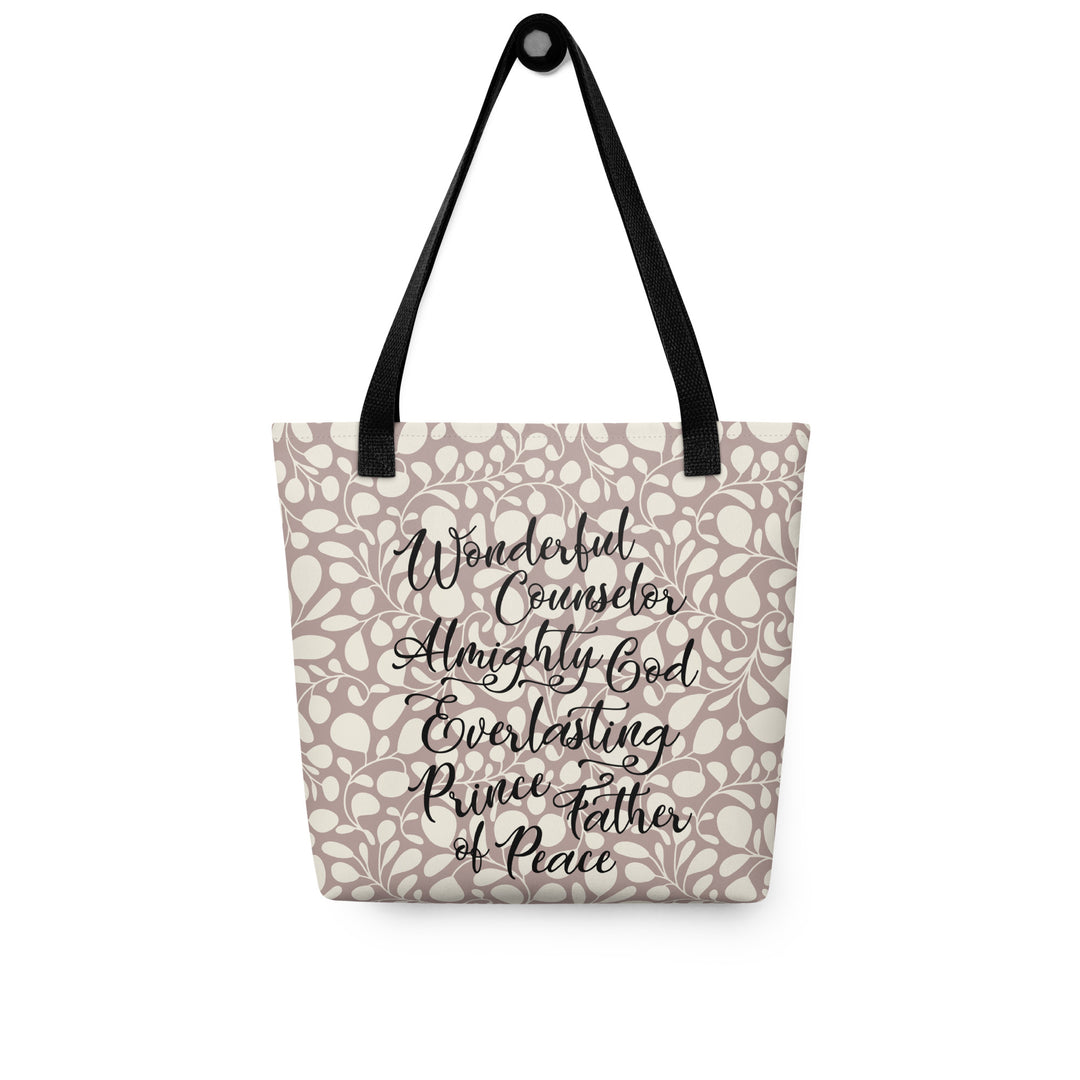 Christian Tote Bag Wonderful Counselor Tote Bags   