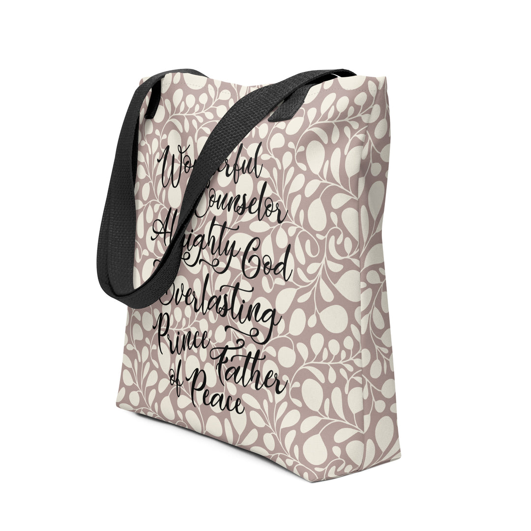 Christian Tote Bag Wonderful Counselor Tote Bags   