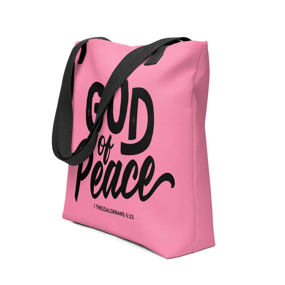 Christian Tote Bag God of Peace Pink Tote Bags   