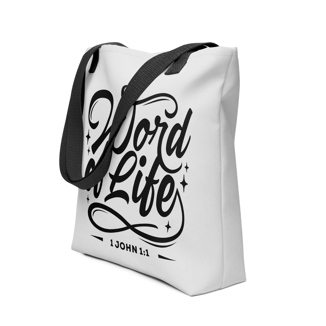 Christian Tote Bag Word of Life White Tote Bags   