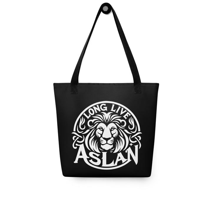 Christian Tote Bag Long Live Aslan Tote Bags   