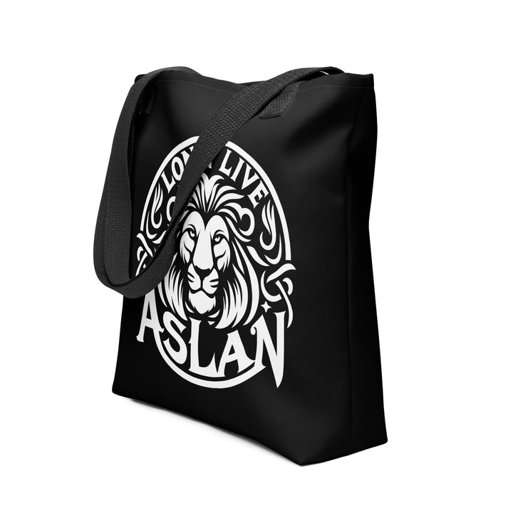 Christian Tote Bag Long Live Aslan Tote Bags   