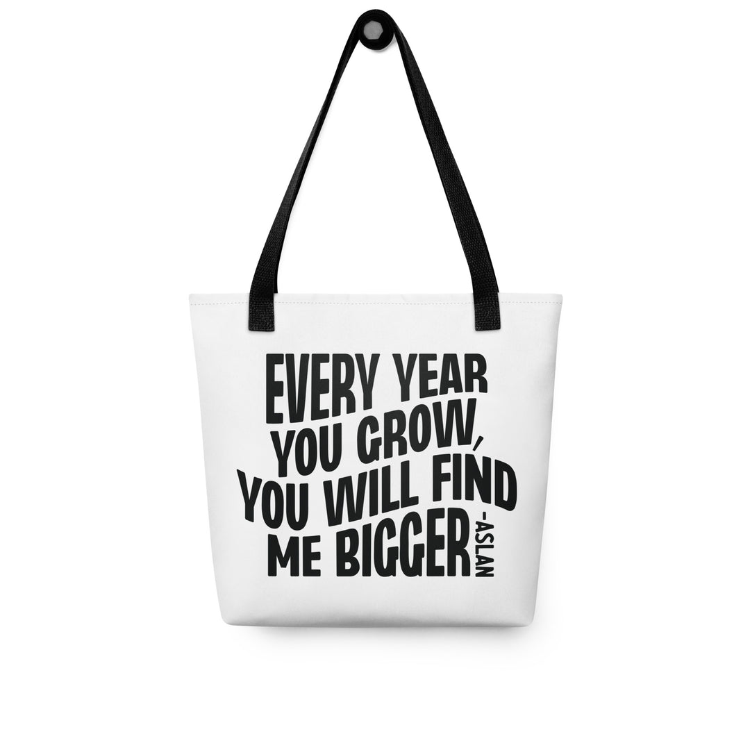 Christian Tote Bag Every Year You Grow White Tote Bags   