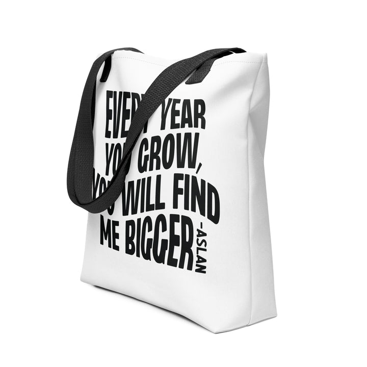 Christian Tote Bag Every Year You Grow White Tote Bags   