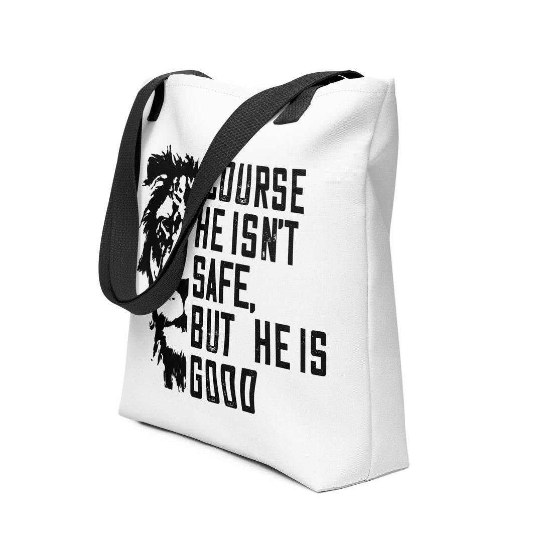 Christian Tote Bag 'Course He Isn't Safe Tote Bags   