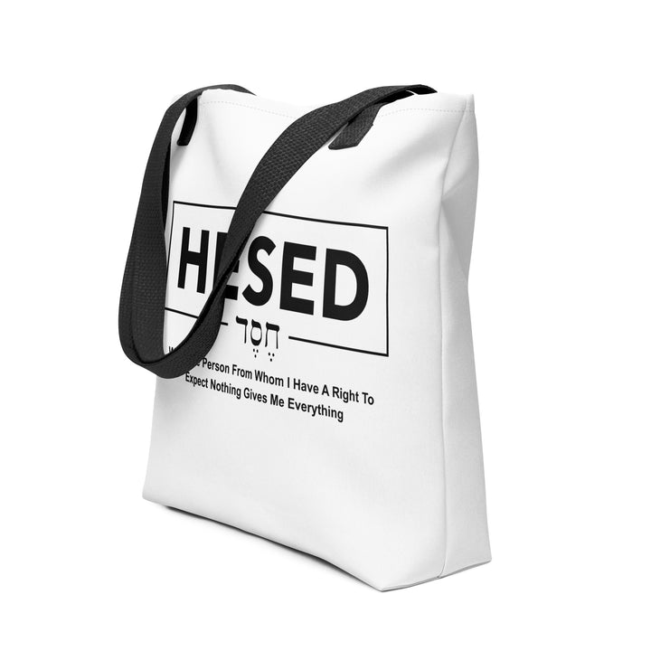 Christian Tote Bag Hesed Everything Tote Bags   