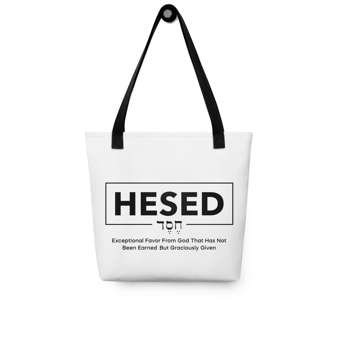 Christian Tote Bag Hesed Exceptional Favor Tote Bags   