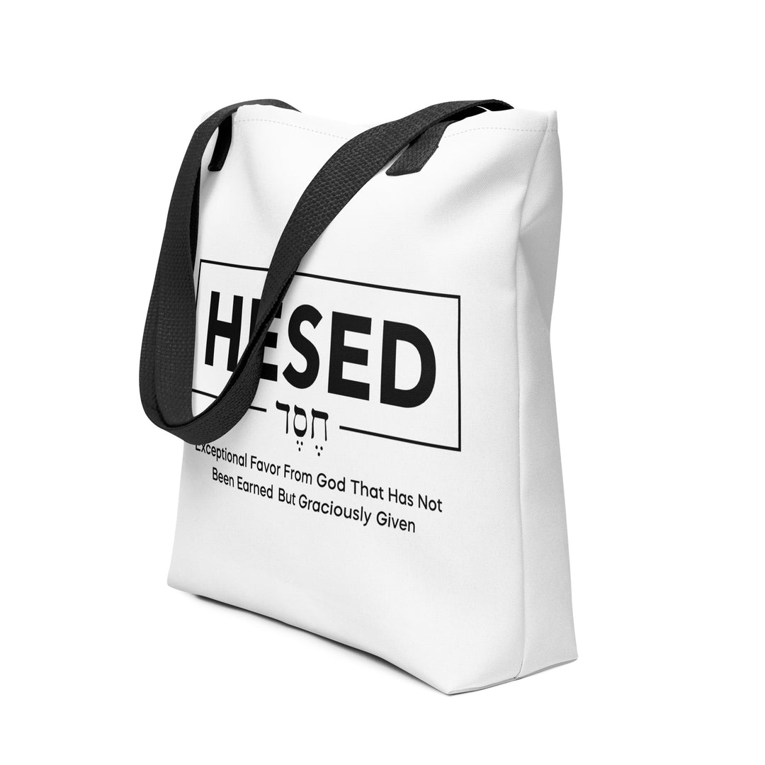 Christian Tote Bag Hesed Exceptional Favor Tote Bags   