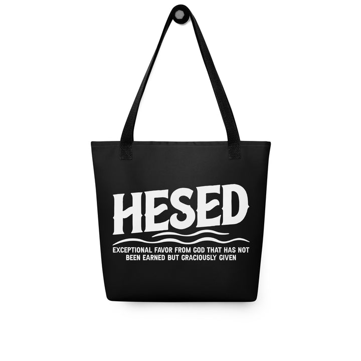 Christian Tote Bag Hesed Exceptional Favor Tote Bags   