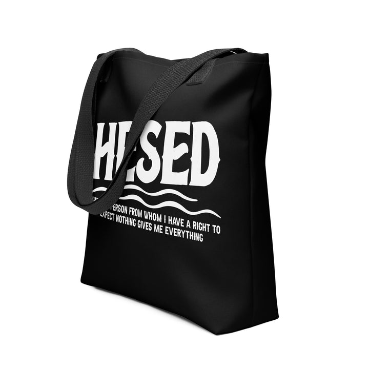 Christian Tote Bag Hesed Everything Tote Bags   