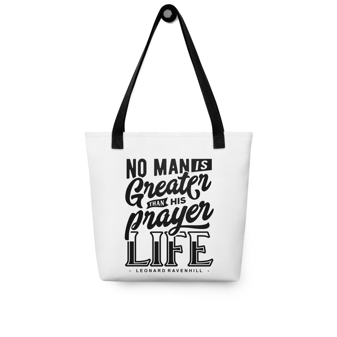 Christian Tote Bag Prayer Life White Tote Bags   