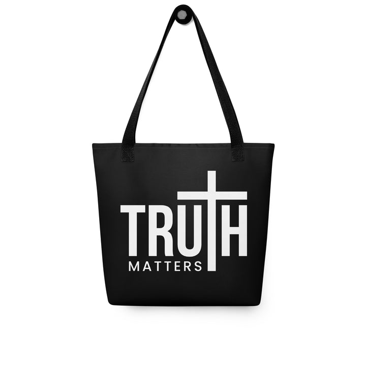 Christian Tote Bag Truth Matters Black Tote Bags   