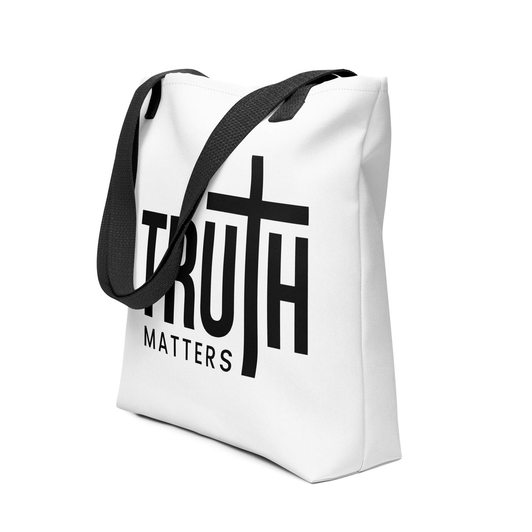 Christian Tote Bag Truth Matters White Tote Bags   