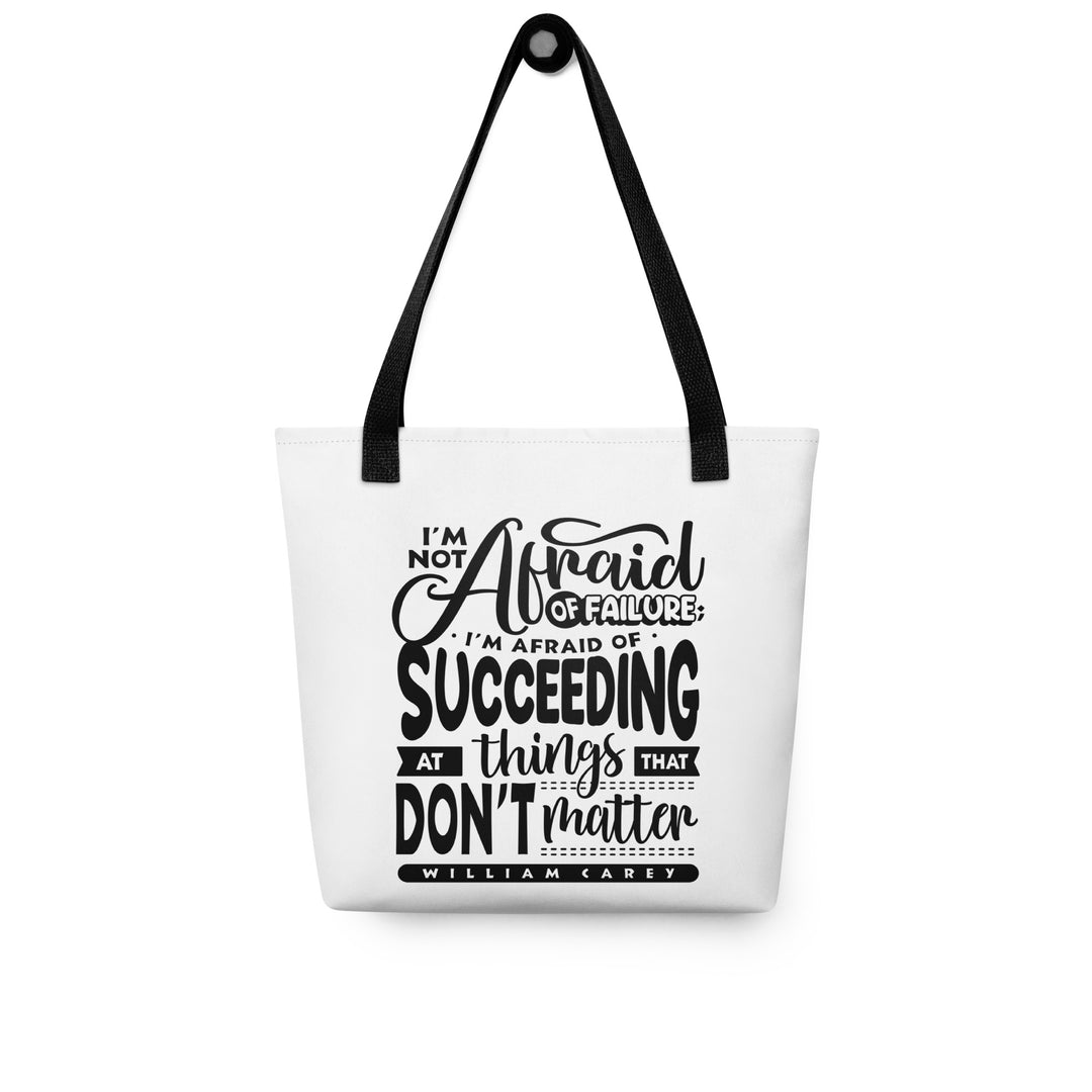 Christian Tote Bag Things That Don't Matter White Tote Bags   